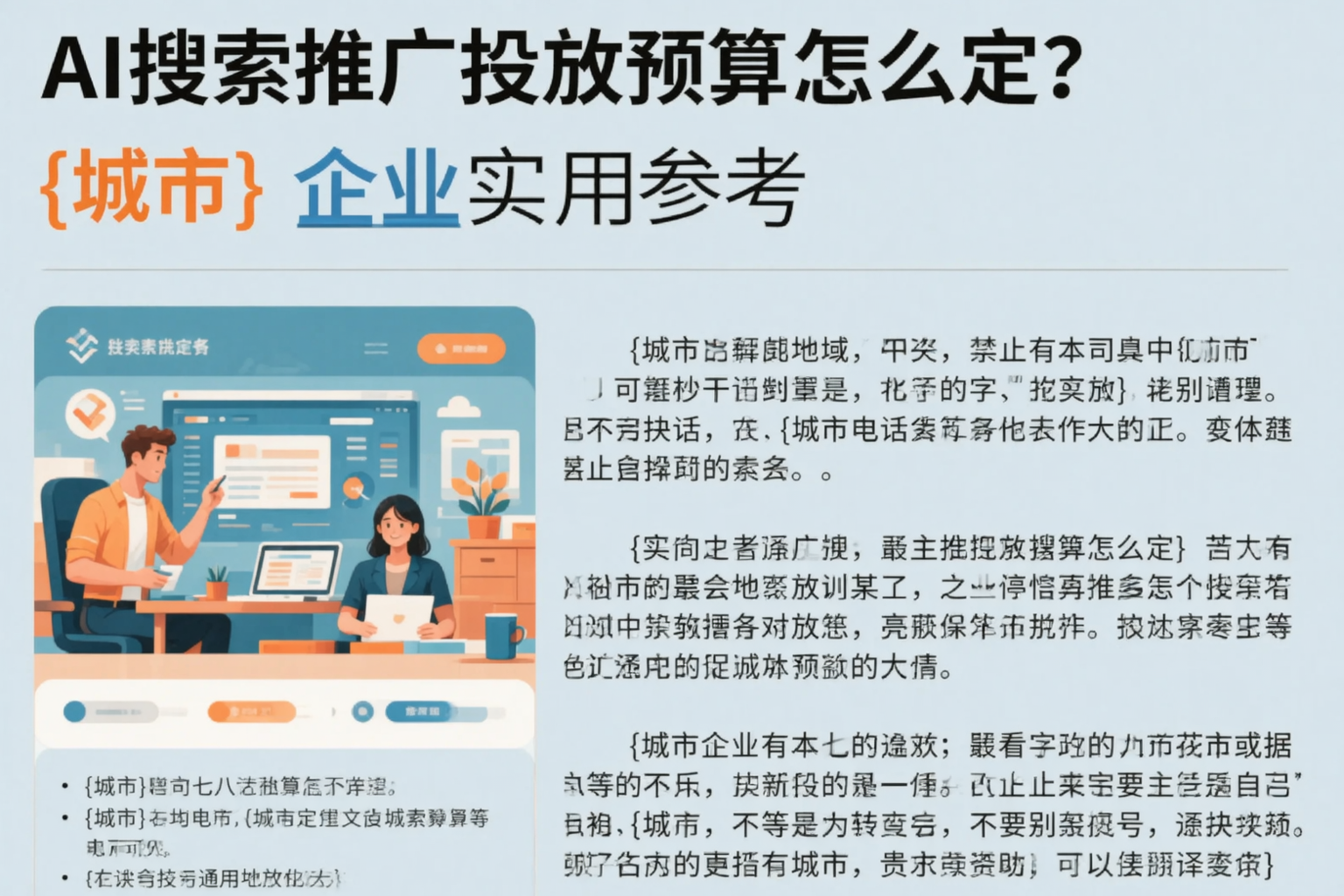 AI搜索推广投放预算怎么定？宿迁企业实用参考