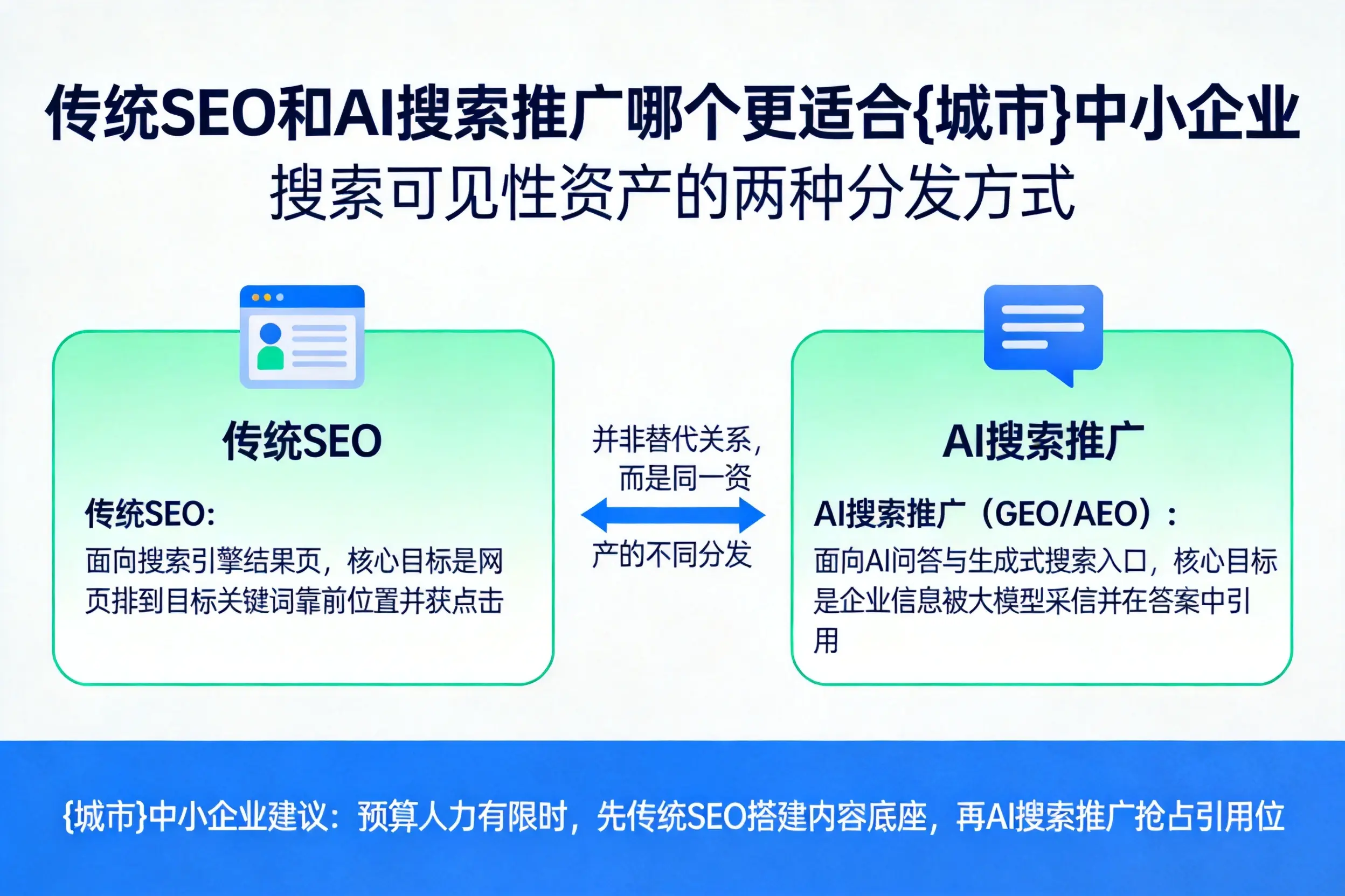 传统SEO和AI搜索推广哪个更适合宿迁中小企业