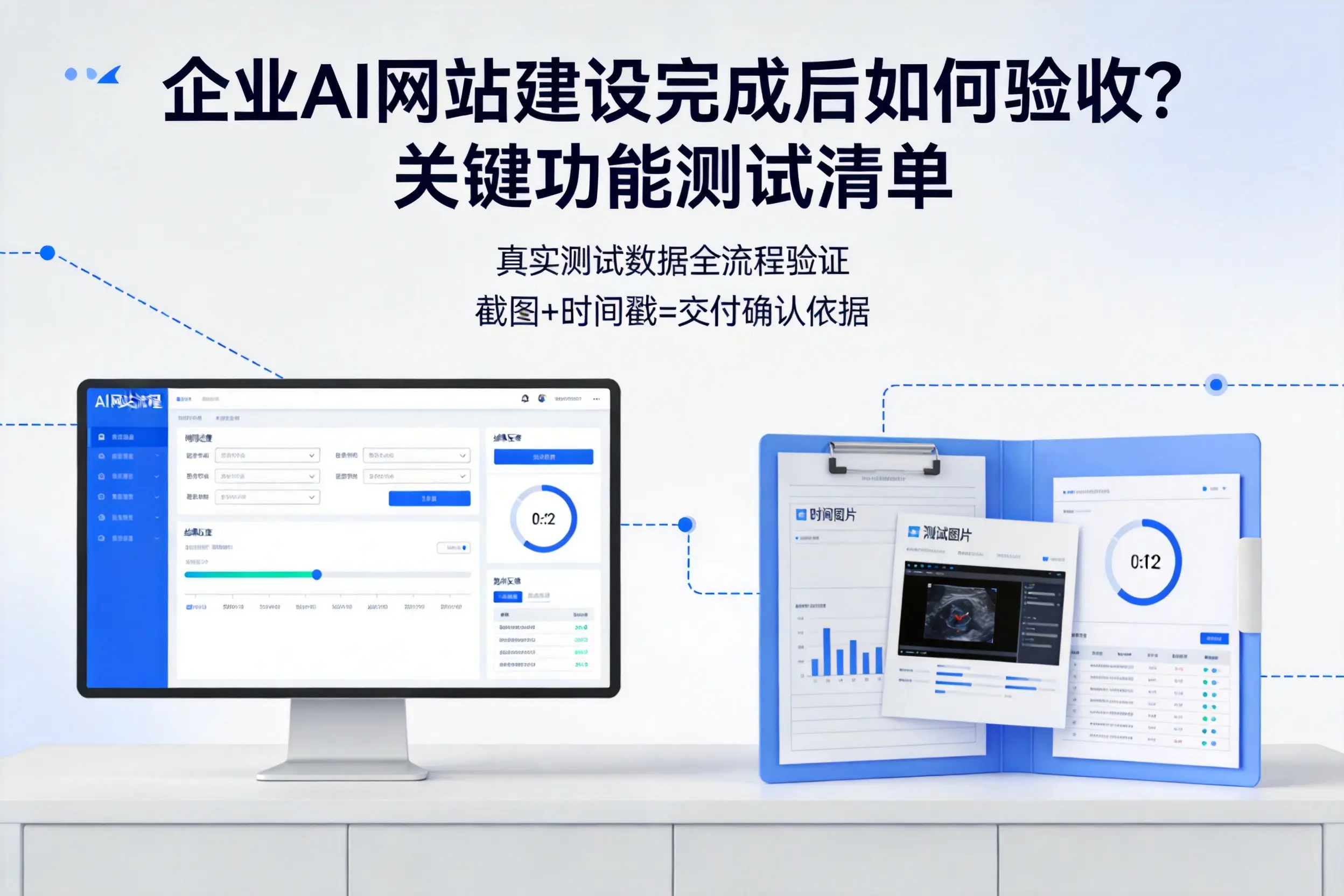 宿迁企业AI网站建设完成后如何验收？关键功能测试清单