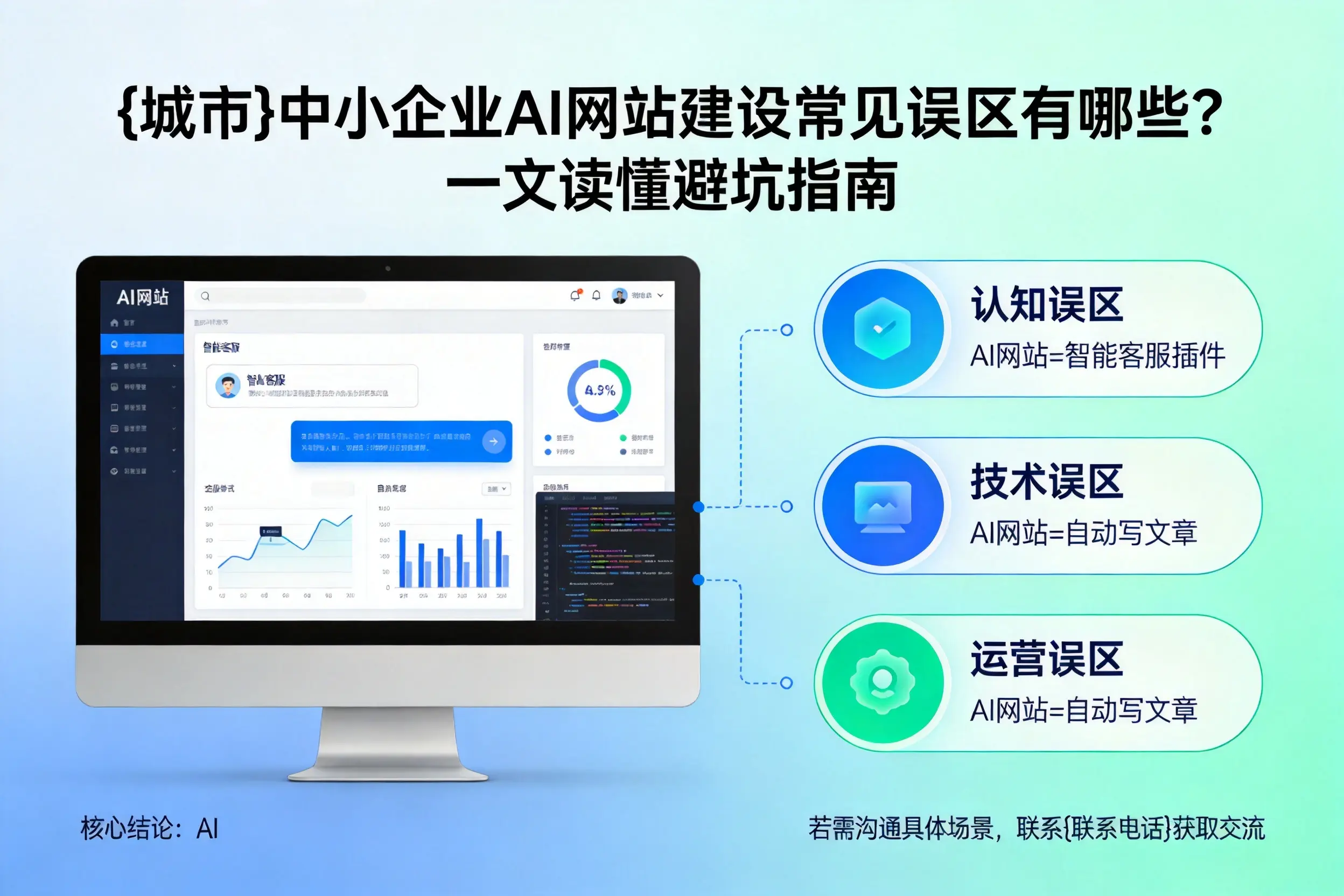 宿迁中小企业AI网站建设常见误区有哪些？一文读懂避坑指南